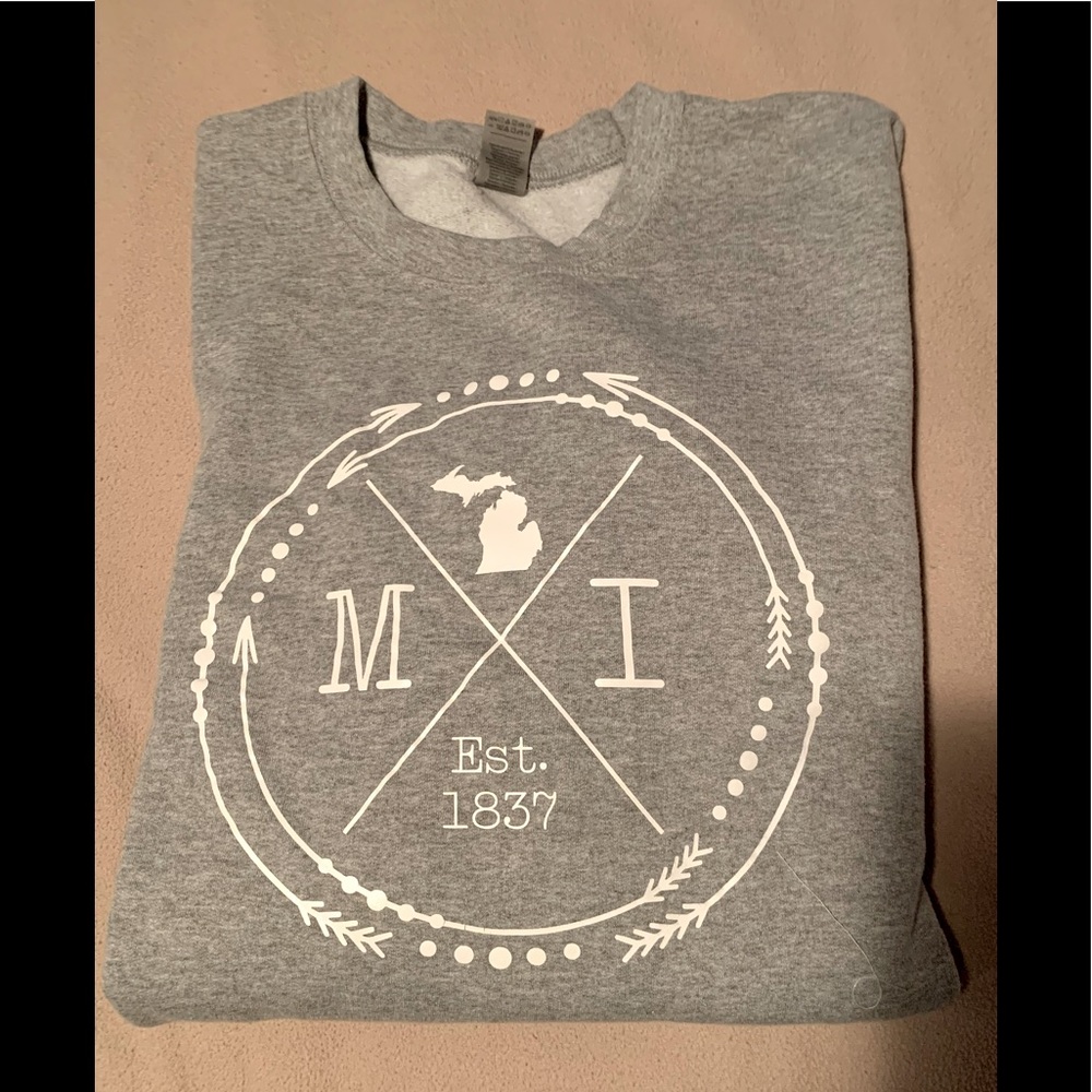 Gildan Sweatshirt, Crew Neck, Long Sleeves, 3XL